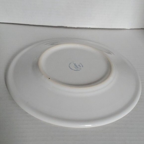Fiestaware Fiesta Trio Skeletons Ceramic 9" Luncheon Plate Classic Rim White - Picture 10 of 16